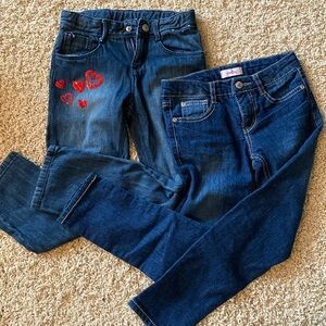 Girls Jeans size 6 set of 2 pairs